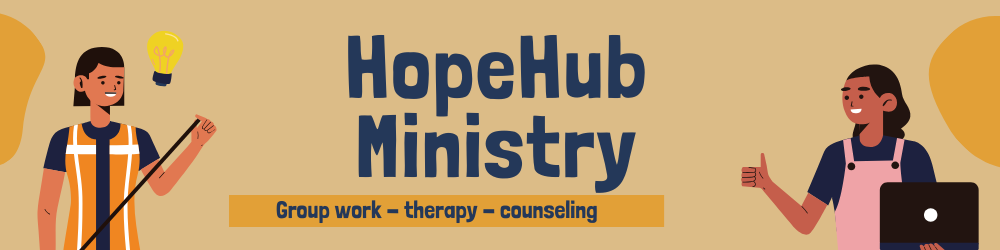 HopeHub Ministry always in the service of Christ. Hope hub banner