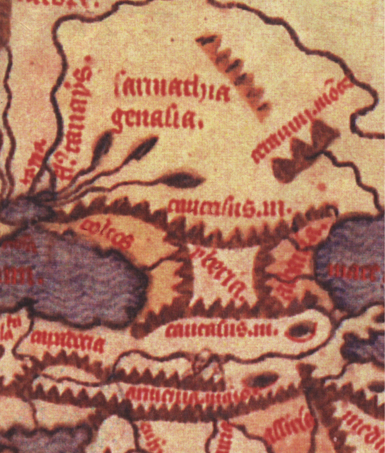 Map of Pompinious Mela